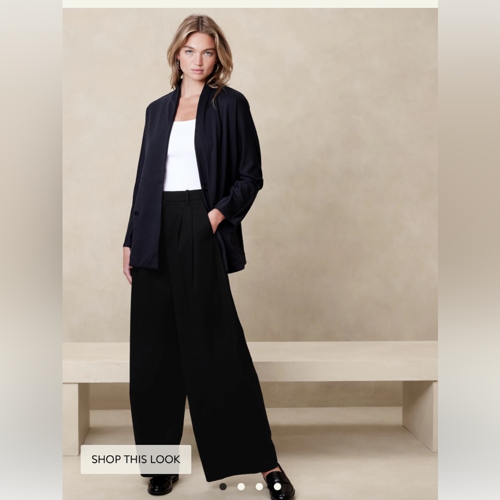 Banana Republic Nailhead textured blazer